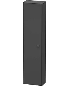 Duravit Brioso Hochschrank BR1320L4949 420x1770x240mm, Graphit Matt, Tür links