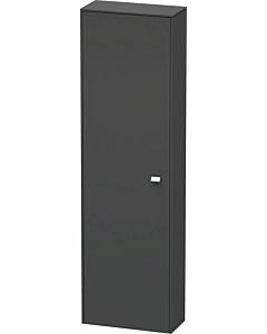 Duravit Brioso Hochschrank BR1321L1049 520x1770x240mm, Graphit Matt, Tür l., Griff Chrom