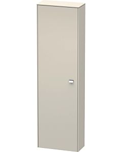 Duravit Brioso Hochschrank BR1321L1091 520x1770x240mm, Taupe, Tür links, Griff Chrom