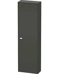 Duravit Brioso Hochschrank BR1321R1049 520x1770x240mm, Graphit Matt, Tür r., Griff Chrom