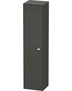 Duravit Brioso Hochschrank BR1330L1049 420x1770x360mm, Graphit Matt, Tür l., Griff Chrom
