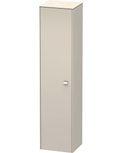 Duravit Brioso Hochschrank BR1330L1091 420x1770x360mm, Taupe, Tür links, Griff Chrom