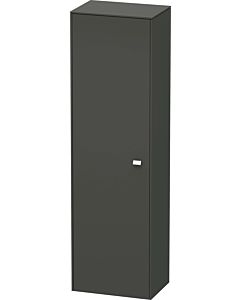 Duravit Brioso Hochschrank BR1330L1049 520x1770x360mm, Graphit Matt, Tür l., Griff Chrom