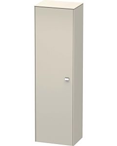 Duravit Brioso Hochschrank BR1330L1091 520x1770x360mm, Taupe, Tür links, Griff Chrom