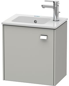 Duravit Brioso Waschtischunterbau BR4000L1007 420x442x289mm, Betongrau Matt, Tür l., Griff Chrom