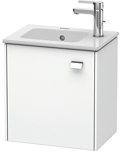 Duravit Brioso Waschtischunterbau BR4000L1018 420x442x289mm, Weiß Matt, Tür links, Griff Chrom