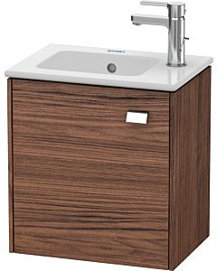 Duravit Brioso Waschtischunterbau BR4000L1021 420x442x289mm, Nussbaum Dunkel/Chrom, Tür links