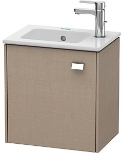 Duravit Brioso Waschtischunterbau BR4000L1075 420x442x289mm, WLeinen, Tür links, Griff Chrom