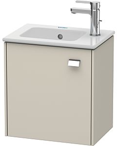 Duravit Brioso Waschtischunterbau BR4000L1091 420x442x289mm, Taupe, Tür links, Griff Chrom