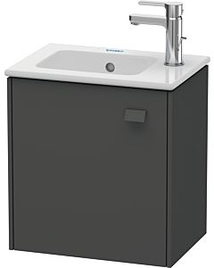Duravit Brioso Waschtischunterbau BR4000L4949 420x442x289mm, Graphit Matt, Tür links
