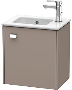 Duravit Brioso Waschtischunterbau BR4000R1043 420x442x289mm, Basalt Matt, Tür r., Griff Chrom