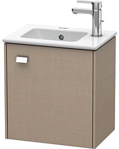 Duravit Brioso Waschtischunterbau BR4000R175 420x442x289mm, Leinen, Tür rechts, Griff Chrom