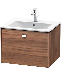 Duravit Brioso Waschtischunterbau BR400101079 620x479mm, Nussbaum Natur/Chrom, 1 Auszug