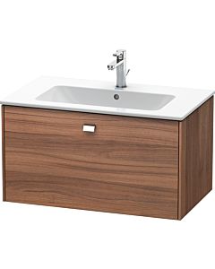 Duravit Brioso Waschtischunterbau BR400201079 820x479mm, Nussbaum Natur/Chrom, 1 Auszug