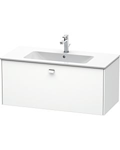 Duravit Brioso vanity unit BR400301018 1020x479mm, Weiß Matt , 2000 pull-out, handle chrome