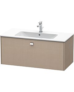 Duravit Brioso Waschtischunterbau BR400301075 1020x479mm, Leinen, 1 Auszug, Griff Chrom