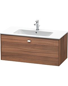Duravit Brioso Waschtischunterbau BR400301079 1020x479mm, Nussbaum Natur/Chrom, 1 Auszug