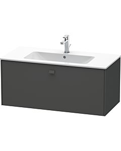 Duravit Brioso Waschtischunterbau BR400304949 1020x479mm, Graphit Matt, 1 Auszug