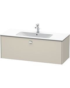 Duravit Brioso Duravit BR400401091 1220x479mm, Taupe , 2000 coulissant, poignée chrome