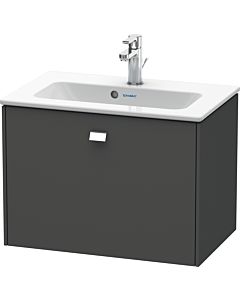 Duravit Brioso Waschtischunterbau BR401001049 620x389mm, Graphit Matt, 1 Auszug, Griff Chrom