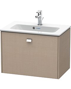 Duravit Brioso Waschtischunterbau BR401001075 620x389mm, Leinen, 1 Auszug, Griff Chrom