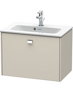 Duravit Brioso Waschtischunterbau BR401001091 620x389mm, Taupe, 1 Auszug, Griff Chrom