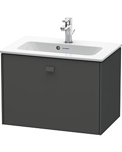 Duravit Brioso Waschtischunterbau BR401004949 620x389mm, Graphit Matt, 1 Auszug