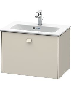 Duravit Brioso Waschtischunterbau BR401009191 620x389mm, Taupe, 1 Auszug, Griff Chrom