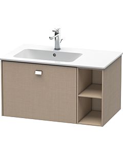 Duravit Brioso Waschtischunterbau BR401201075 820x479mm, Leinen, Regal links, Griff Chrom