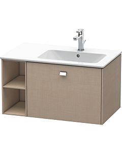 Duravit Brioso Waschtischunterbau BR401401075 820x479mm, Leinen, Regal rechts, Griff Chrom