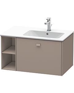 Duravit Brioso Waschtischunterbau BR401404343 820x479mm, Basalt Matt, Regal rechts