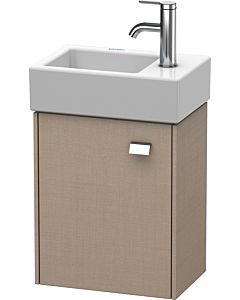Duravit Brioso Waschtischunterbau BR4049L1075 364x239mm, Leinen, Tür links, Griff Chrom
