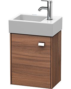 Duravit Brioso Waschtischunterbau BR4049L1079 364x239mm, Nussbaum Natur/Chrom, Tür links