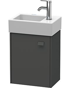 Duravit Brioso Waschtischunterbau BR4049L4949 364x239mm, Graphit Matt, Tür links