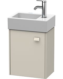 Duravit Brioso Waschtischunterbau BR4049L9191 364x239mm, Taupe, Tür links