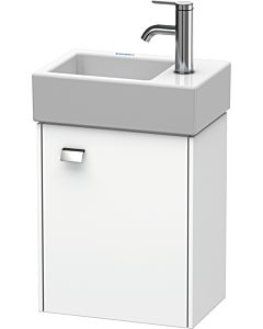 Duravit Brioso Waschtischunterschrank BR4049R1018 364x239mm, Weiß Matt, Tür rechts, Griff Chrom