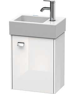 Duravit Brioso Waschtischunterschrank BR4049R1022 36,4x23,9x44,2cm, wandhängend, Tür rechts, chrom/weiß Hochglanz