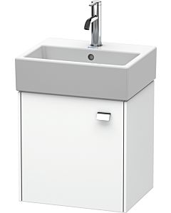 Duravit Brioso Waschtischunterbau BR4050L1018 434x339mm, Weiß Matt, Tür links, Griff Chrom