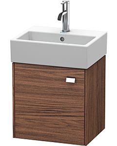 Duravit Brioso Waschtischunterbau BR4050L1021 434x339mm, Nussbaum Dunkel/Chrom, Tür links