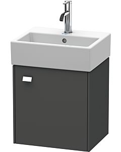 Duravit Brioso Duravit BR4050R1049 434x339mm, Graphit Matt , porte droite, poignée chrome