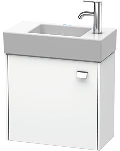 Duravit Brioso Waschtischunterbau BR4051L1018 484x239mm, Weiß Matt, Tür links, Griff Chrom