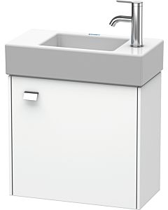 Duravit Brioso meuble sous-vasque BR4051R1018 484x239mm, Weiß Matt , porte à droite, poignée chromée