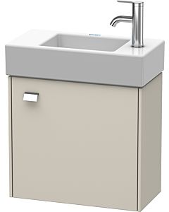 Duravit Brioso Waschtischunterbau BR4051R1091 484x239mm, Taupe, Tür rechts, Griff Chrom