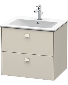 Duravit Brioso Waschtischunterbau BR410109191 620x553 mm, Taupe, 2 Auszüge