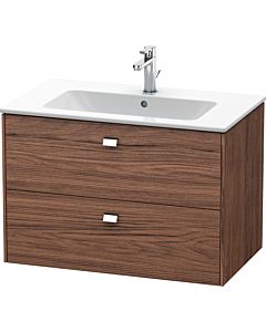 Duravit Brioso Duravit Brioso BR410201021 820x553 mm, Nussbaum Dunkel / chrome, 2 pull-outs