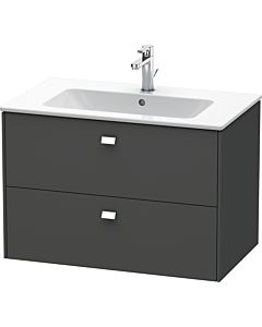Duravit Brioso Duravit Brioso BR410201049 820x553 mm, Graphit Matt , 2 Graphit Matt , chrome handle