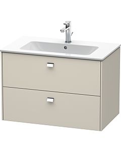 Duravit Brioso Duravit BR410201091 820x553 mm, Taupe , 2 tiroirs, poignée chromée