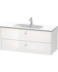 Duravit Brioso Waschtischunterschrank BR410402222 1220x553 mm, Weiß Hochglanz, 2 Auszüge