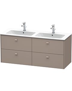 Duravit Brioso Waschtischunterbau BR410604343 1290x553 mm, Basalt Matt, 4 Auszüge