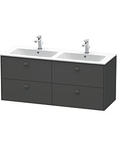 Duravit Brioso Waschtischunterbau BR410604949 1290x553 mm, Graphit Matt, 4 Auszüge